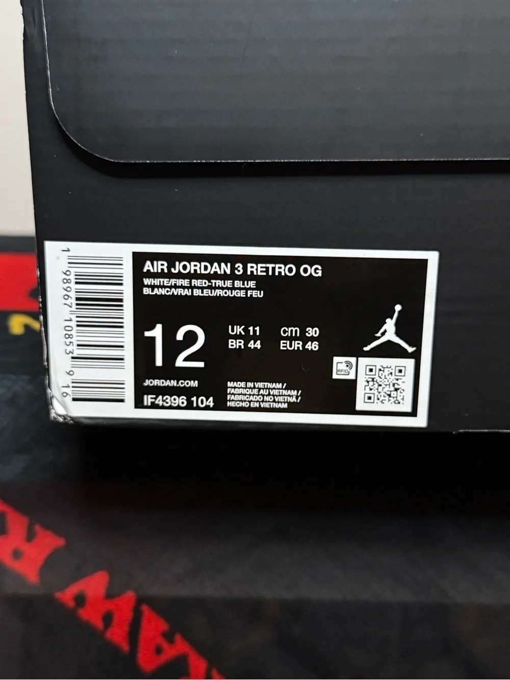 Jordan Retro 3 ‘True Blue’